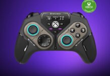 Test Turtle Beach Stealth Pivot : la manette modulaire qui s’adapte à tous les styles de jeu Turtle Beach Stealth Pivot – manette modulaire Xbox et PC en vue de face avec ses modules interchangeables