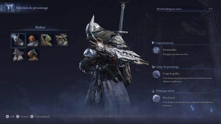 Menu de sélection de butin dans Nightreign après un combat en coopération