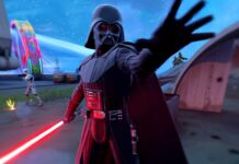 Epic Games dans la ligne de mire du syndicat SAG-AFTRA après l’introduction d’un Darth Vader en IA dans Fortnite Apparition de Dark Vador en IA dans Fortnite avec sabre laser rouge, image liée au conflit avec SAG-AFTRA