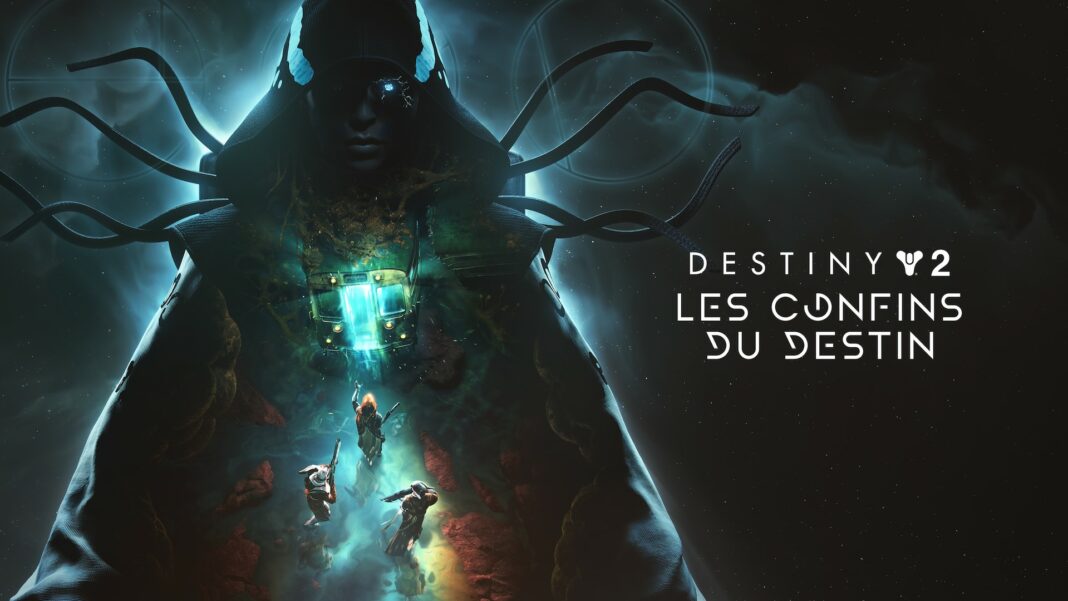 Visuel officiel de Destiny 2 Les Confins du Destin avec le logo en français