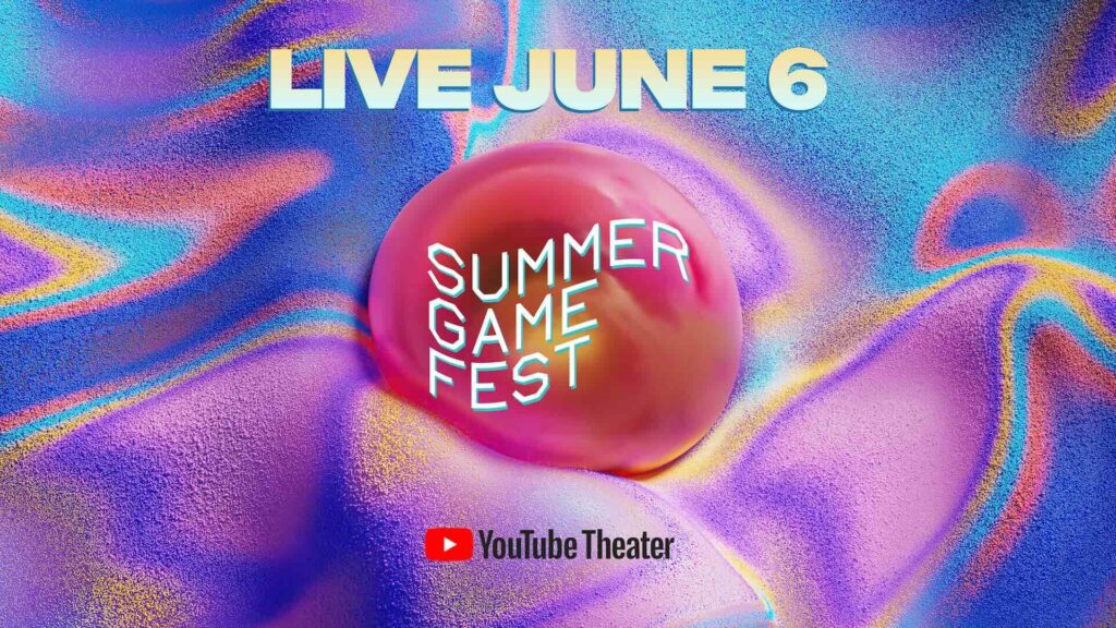 Affiche officielle du Summer Game Fest 2025 diffusé en direct le 6 juin sur YouTube Theater