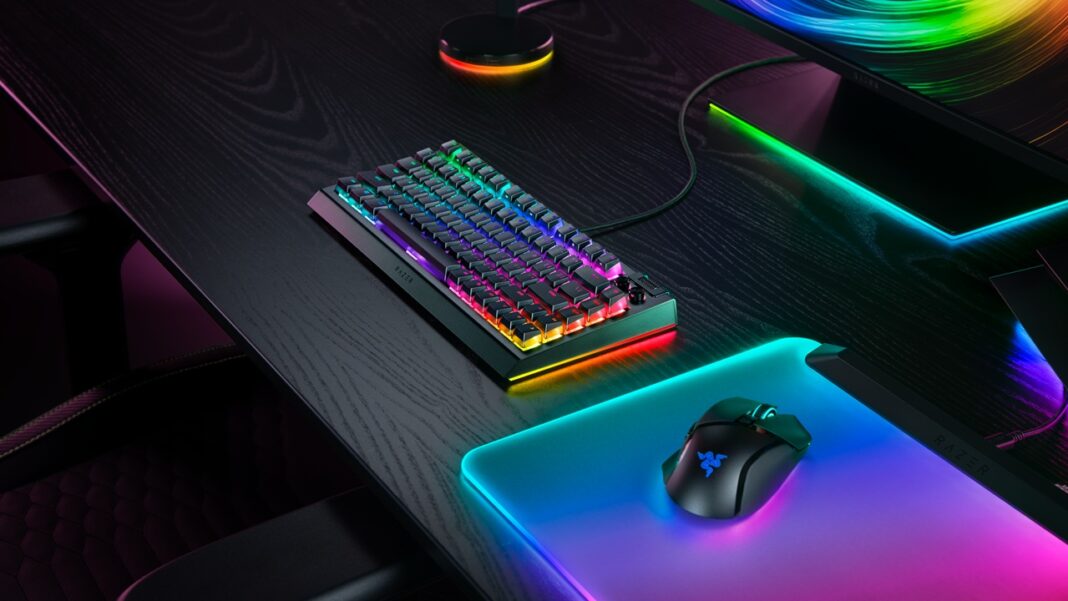 Razer présente son clavier barebone Blackwidows V4 75%