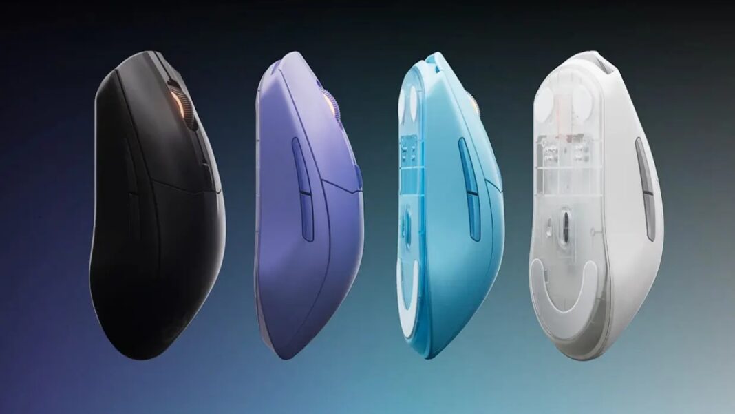 Différents coloris de la nouvelle souris Rival 3 Gen 2 de SteelSeries