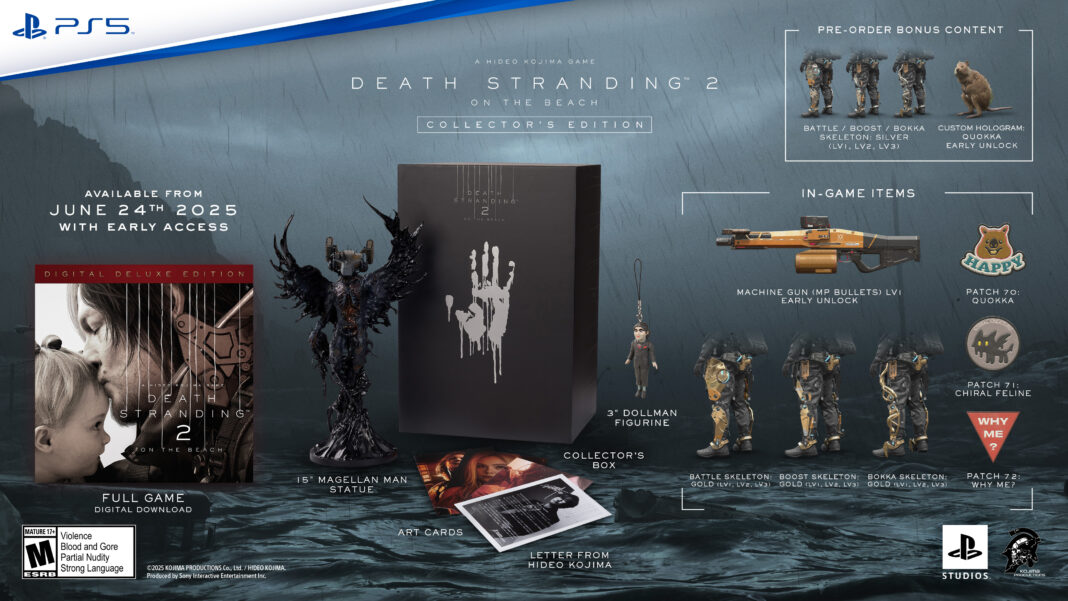 Contenu de l'édition collector de Death Stranding 2 sur PS5