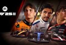 TEST – F1 25, un retour en force pour la série Affiche promotionnelle de F1 25 avec Oscar Piastri, Carlos Sainz et pilotes officiels