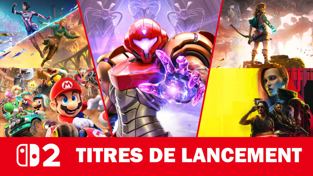 Liste des jeux de lancement sur la Nintendo Switch 2