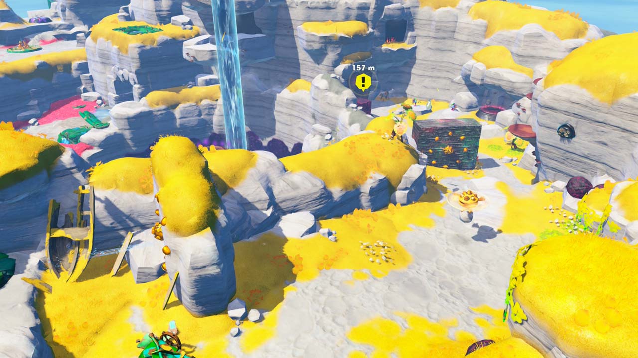  Exploration d’un environnement ouvert dans Donkey Kong Bananza avec quêtes et plateformes