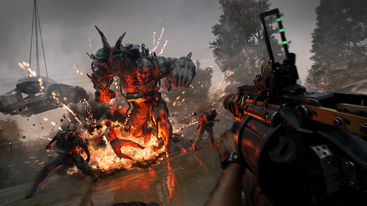 Combat au lance-grenades contre Chimère Dying Light The Beast