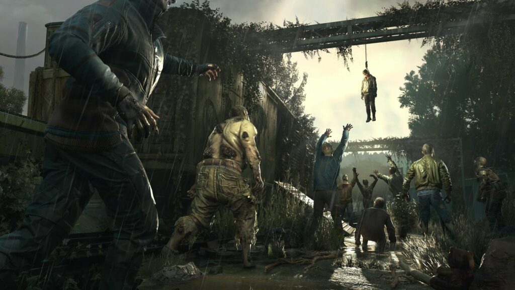 Horde d’infectés attaque Dying Light The Beast gameplay