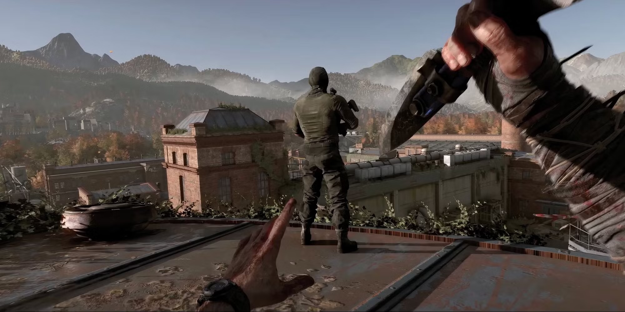 Kyle Crane exécution furtive gameplay Dying Light The Beast