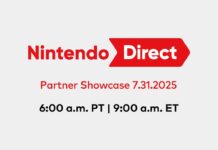 Une Nintendo Direct Partner Showcase est annoncé pour le 31 juillet
