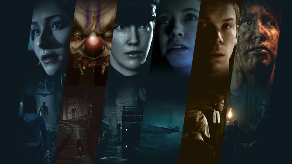 Personnages emblématiques de la série The Dark Pictures Anthology développée par Supermassive Games