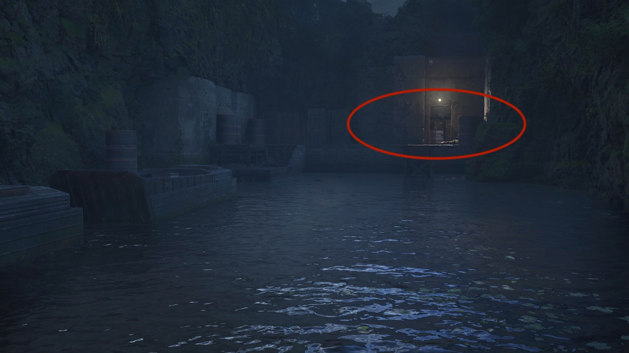 Emplacement du fusil de précision pour tuer The End dans MGS Delta
