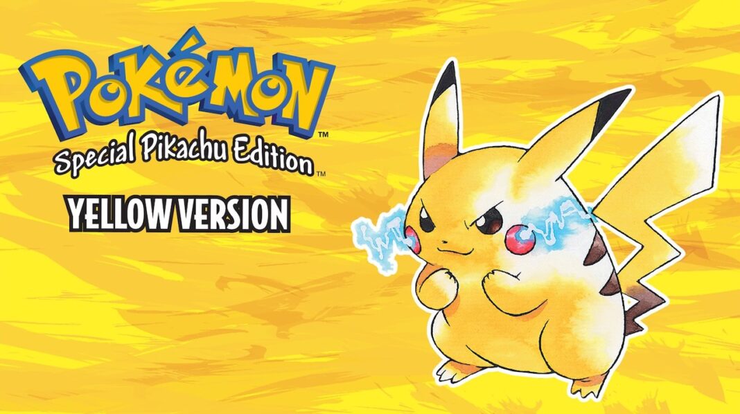Artwork principal de Pokémon Version Jaune sur Game Boy Color