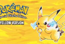 TEST – Pokémon Jaune, toujours incontournable en 2025 ? Artwork principal de Pokémon Version Jaune sur Game Boy Color