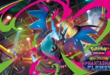 Pokémon JCC : Méga-Dracaufeu X et Méga-Ectoplasma reviennent dans l’extension Flammes Fantasmagoriques