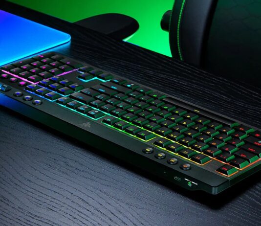 Test – Razer BlackWidow V4 Low-Profile : un clavier gamer taillé pour la vitesse Image promotionnelle du Razer BlackWidow V4 Low-Profile HyperSpeed