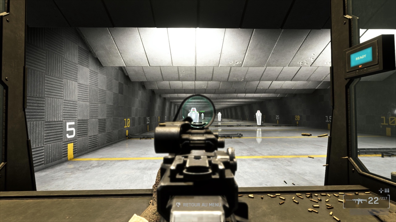 Testez vos armes au stand de tir !