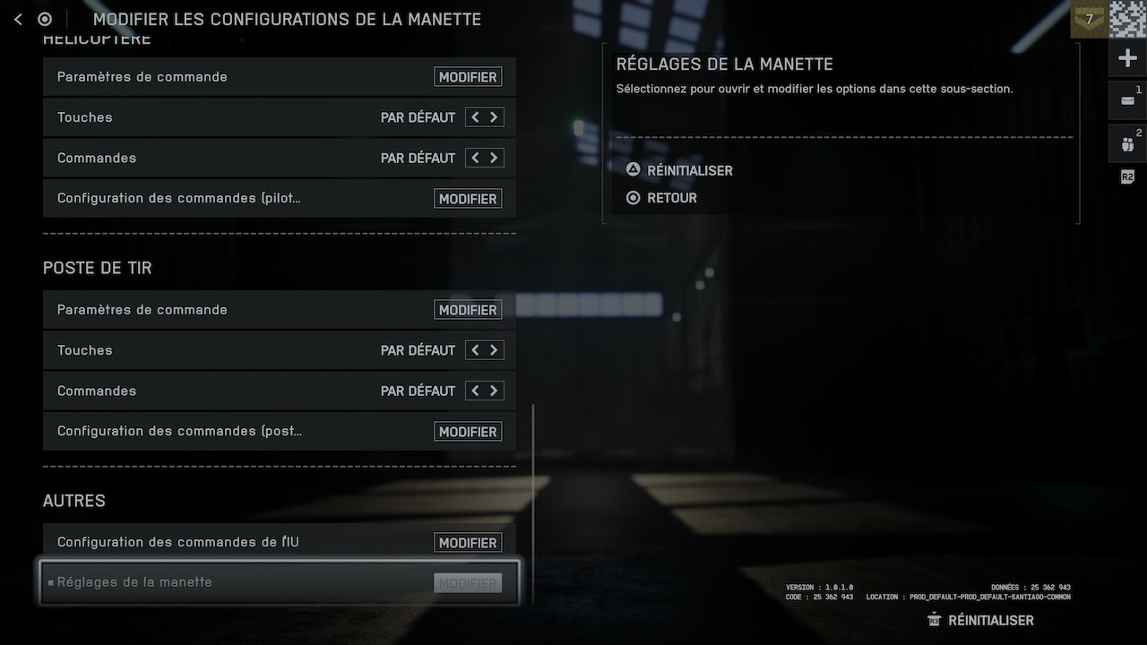 Menu PS5 pour désactiver les gâchettes adaptatives sur Battlefield 6 (2)