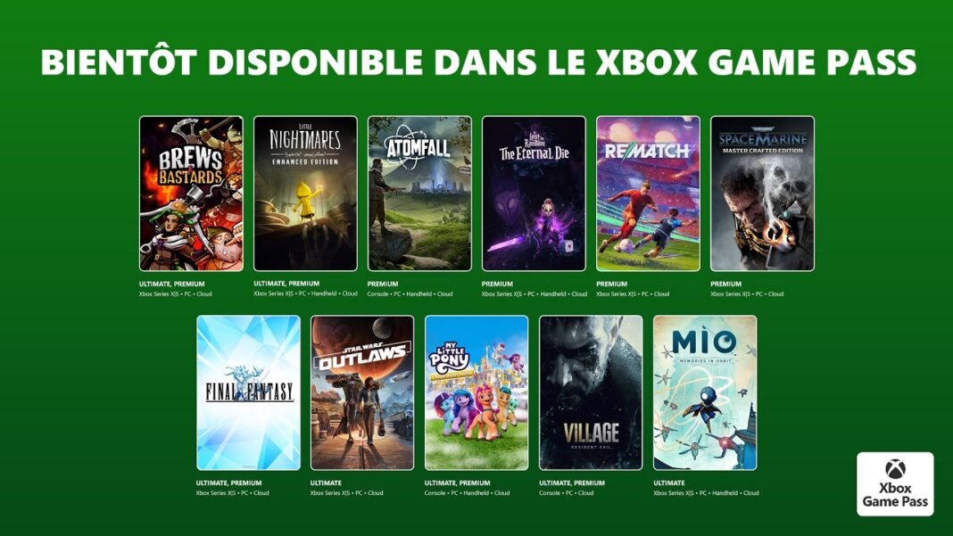 Xbox Game pass janvier