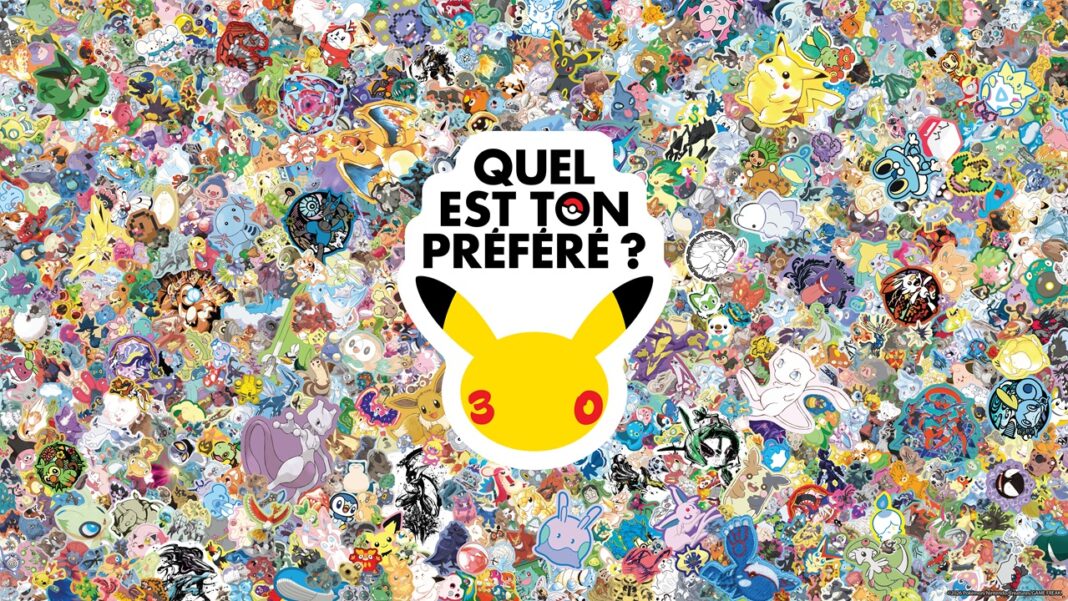 Pokémon lance une campagne mondiale sur un an pour ses 30 ans, invitant les fans à partager leur Pokémon préféré via Pokémon GO.