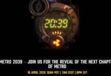 Metro 2039 est officiel et sa première présentation arrive cette semaine