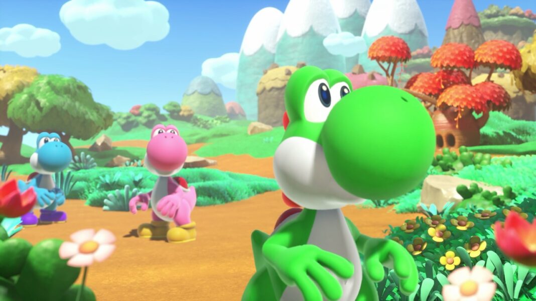 Yoshi, héros de la nouvelle aventure Yoshi and the Mysterious Book sur Nintendo Switch 2