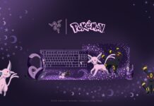 Razer lance une collection Pokémon « Mentali & Noctali » avec casque, clavier, souris et tapis