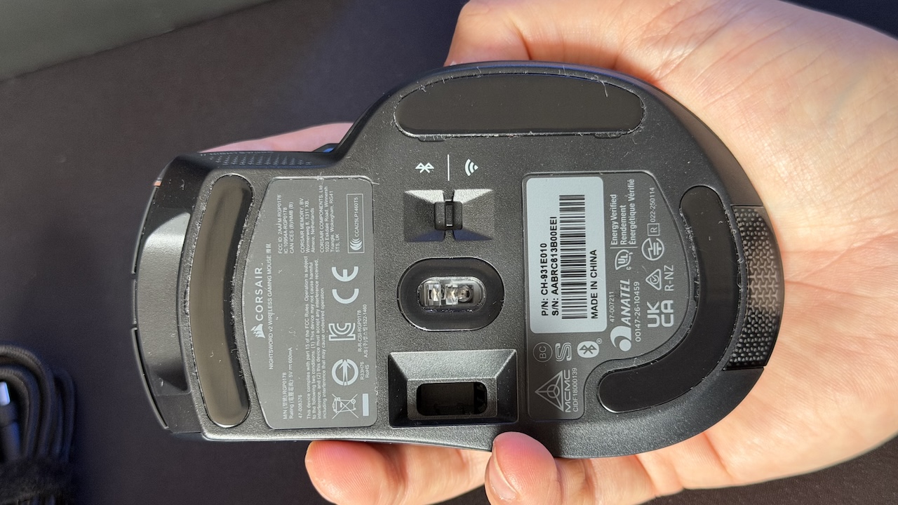 Le capteur optique Marksman S équipe la Corsair Nightsword V2 Wireless SD