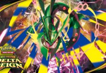 JCC Pokémon Règne Delta : date de sortie et premières cartes avec Méga-Rayquaza-ex