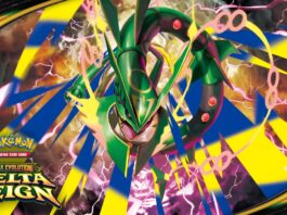 JCC Pokémon Règne Delta : date de sortie et premières cartes avec Méga-Rayquaza-ex