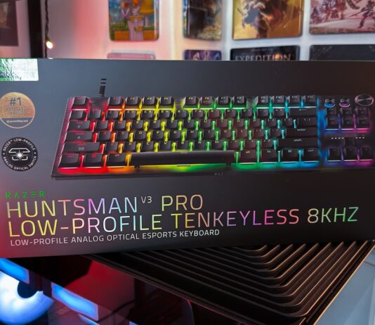 TEST – RAZER Huntsman V3 Pro TKL Low-profile